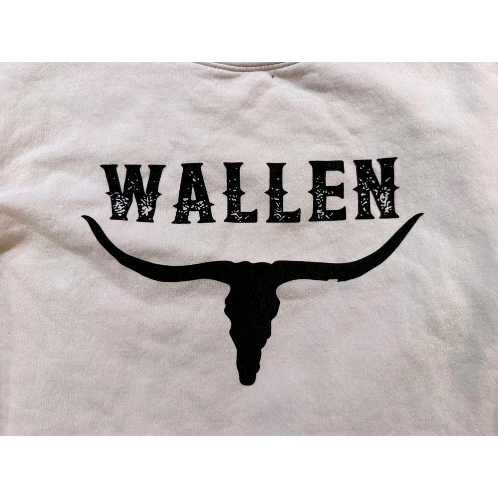 Morgan Wallen Sweatshirt‎ Women XL Country Music Concert Song Title Back Western